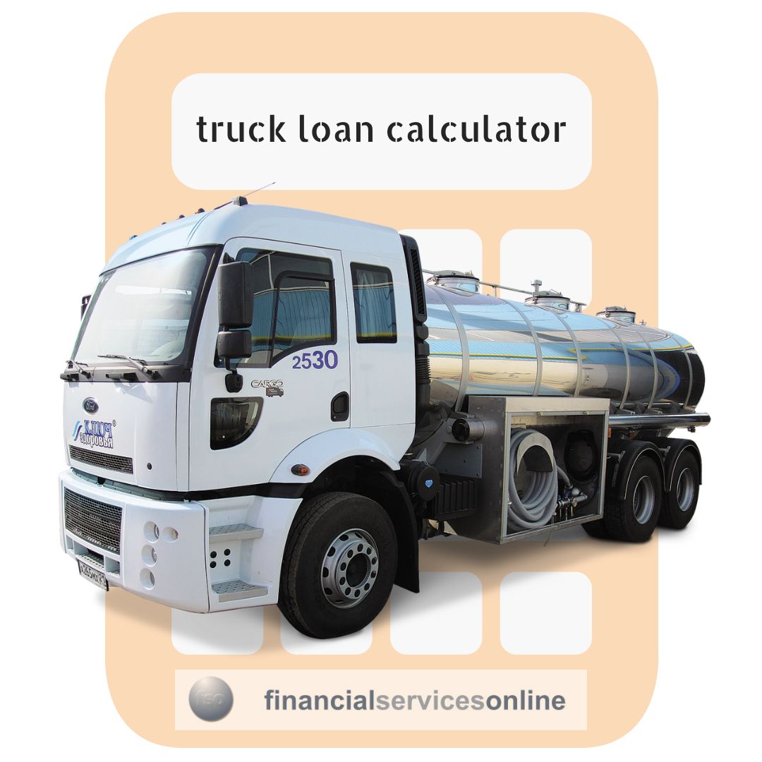 Truck Loan & Amortization Calculator Calculate Truck Lease Repayments