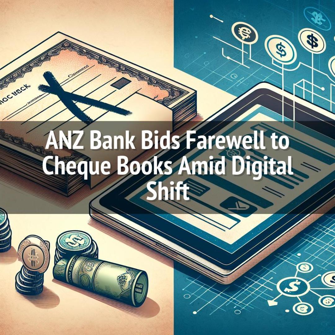 ANZ Bank Ends Cheque Books Amid Growing Digital Banking Trend