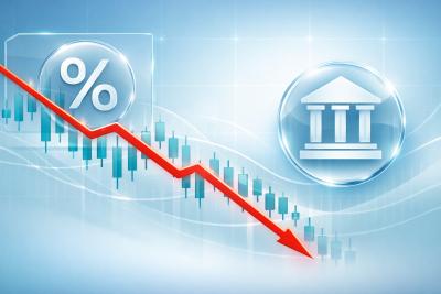 Article image: Australian Share Market Falls as Westpac Revises Rate Cut Forecast: by Paige Estritori