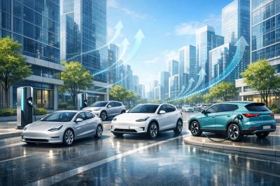 Article image: Electric Vehicle Sales Surge by 120% in Australia: by Paige Estritori