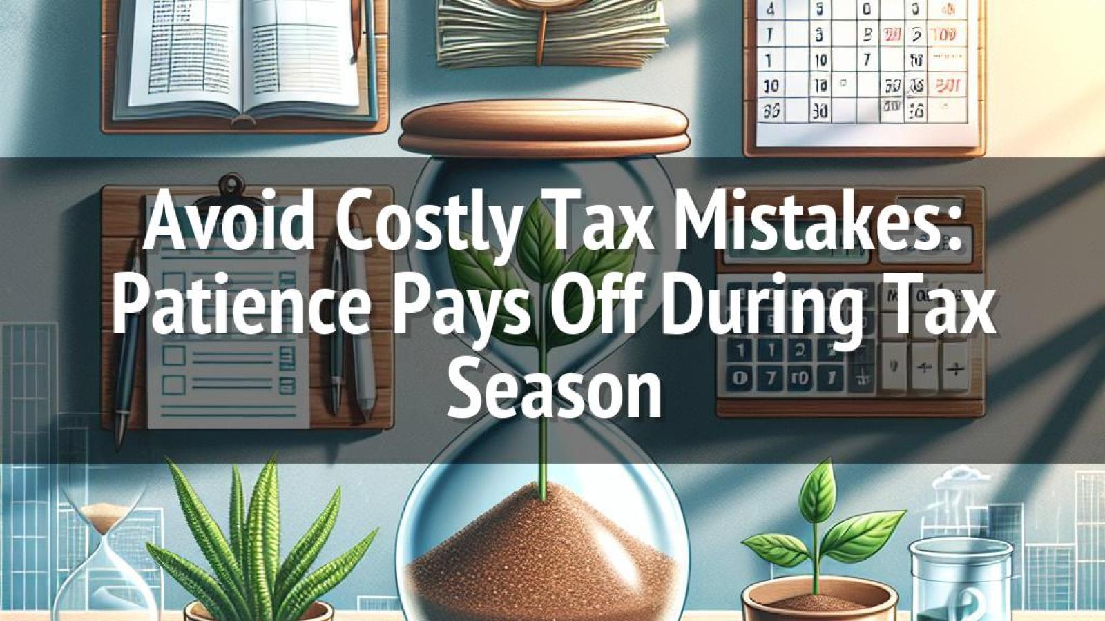 Avoid Costly Tax Mistakes: Patience Pays Off During Tax Season