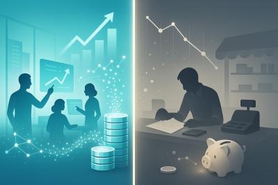 Article image: Tech Startups Secure $4B Amid Declining Traditional SME Lending: by Paige Estritori