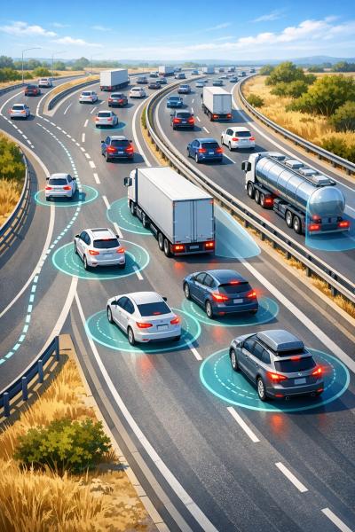 Article image: Insurers Warn of Increased Road Risks During Holiday Freight Surge: by Paige Estritori