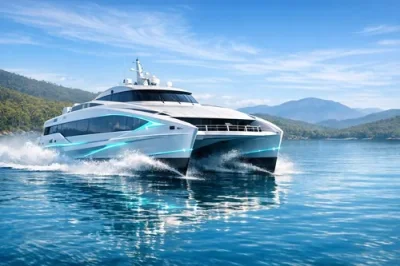 Incat's Hull 096 Embarks on Sea Trials: A Milestone in Electric Ferry Innovation?w=400