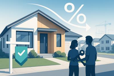 Article image: First-Home Buyers Shift Focus to New Builds Amidst Interest Rate Cuts: by Paige Estritori