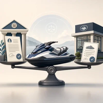Exploring Personal Loans vs. Dealership Financing for Jetskis