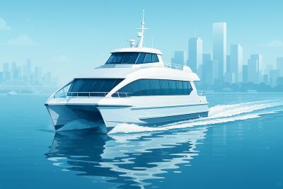 Article image: SeaLink Orders New Catamaran to Upgrade Sydney Fleet: by Paige Estritori