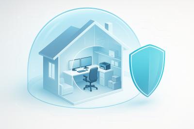 Article image: Why Home Insurance May Not Cover Your Home-Based Business: by Paige Estritori