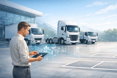 Article image: July Truck Sales Signal Buyer Caution: by Paige Estritori